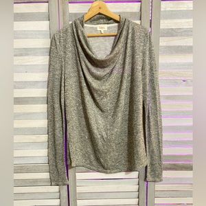 Anthropologie Deletta shimmer top